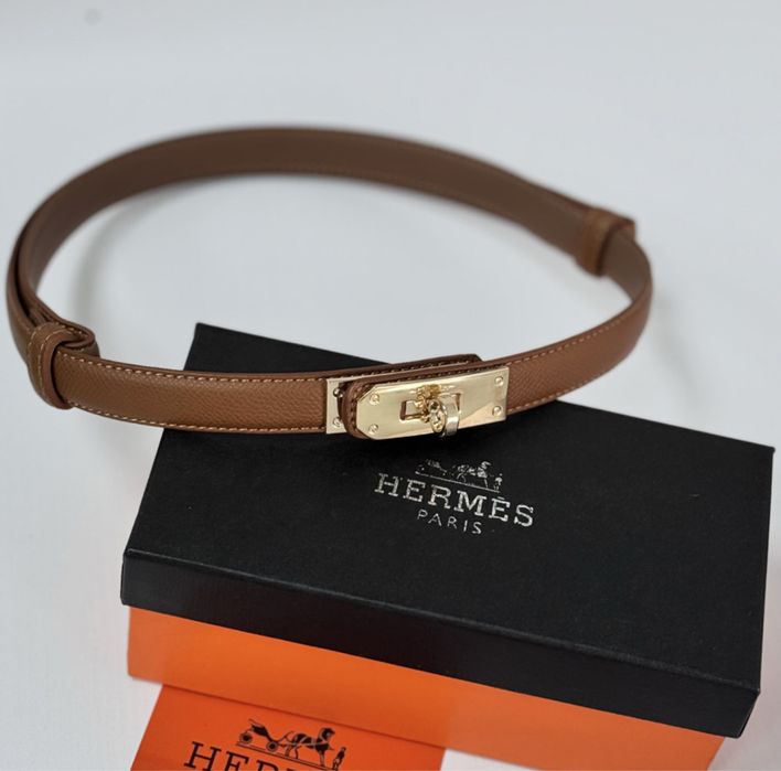 Жіночий шкіряний ремінь Hermes