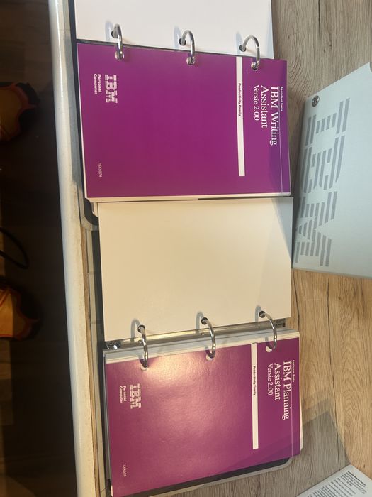 IBM Wisepak komplet retro oprogramowanie dyskietki IBM Writing Assistant kolekcjonerski zestaw