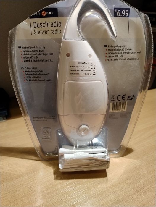 Radio pod prysznic
