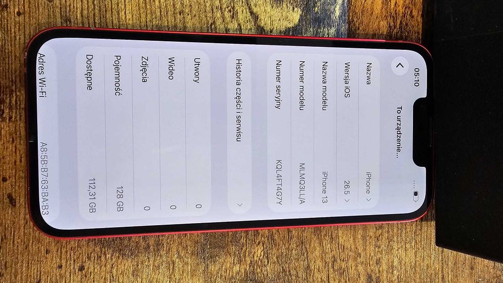 Iphone 13 128Gb Bat:100% Red Gwarancja/SklepGSM/Lwsk