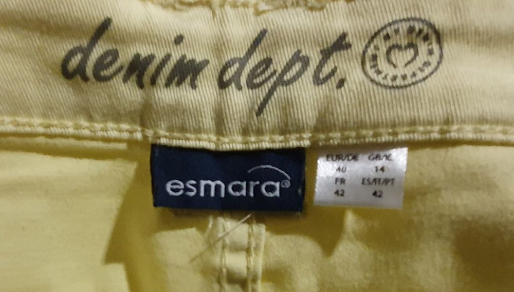 Spódnica damska żółta