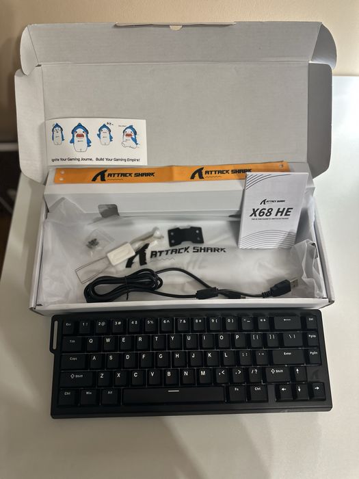 ‼️Магнитна Клавіатура ‼️Attack Shark X68 HE Black