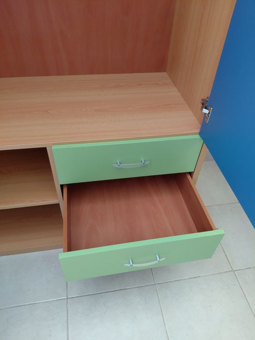 Roupeiro linha kids 2 portad
