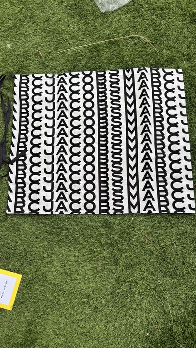 Carteira Marc Jacobs The Tote Bag Large em Denim Patchwork