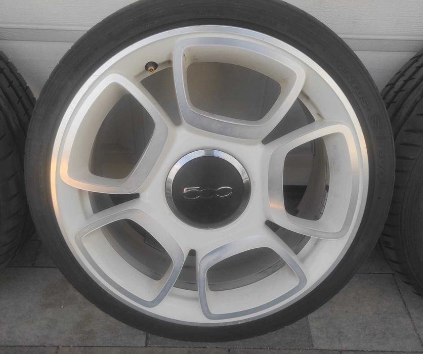 FIAT 500 ABARTH 17" kpl. koła, felgi 4x98 ET 38, OE 51884258
