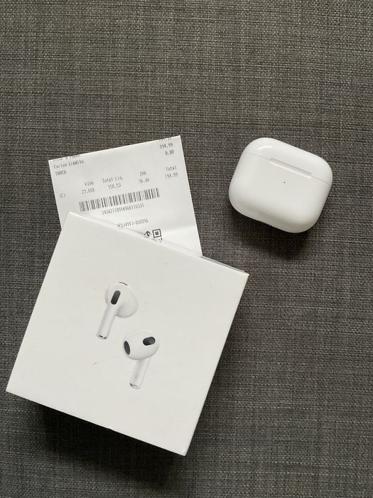 Airpods 3 com carregamento por indução para venda com caixa e garantia