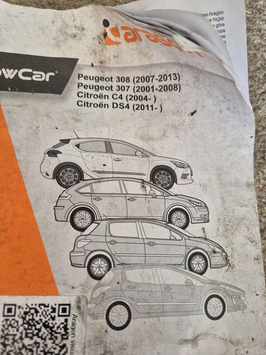 Engante de reboque Peugeot e Citroën