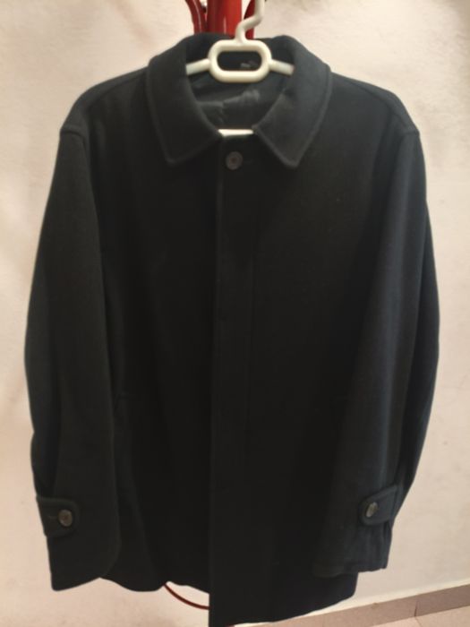 Casaco Sobretudo de lã Zara Man Collection