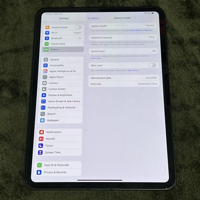 Apple iPad Pro M4 11 polegadas Wi-Fi+Cellular 256GB cor preto sideral