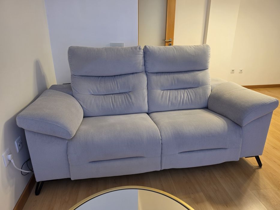 Sofá relax elétrico 3 lugares excelente estado de conservação