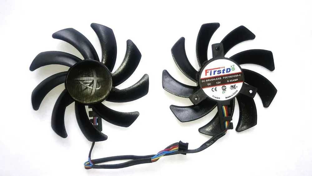 Кулери 85, 95мм HIS RX470/480/570/580 FDC10U12S9-C вентилятори