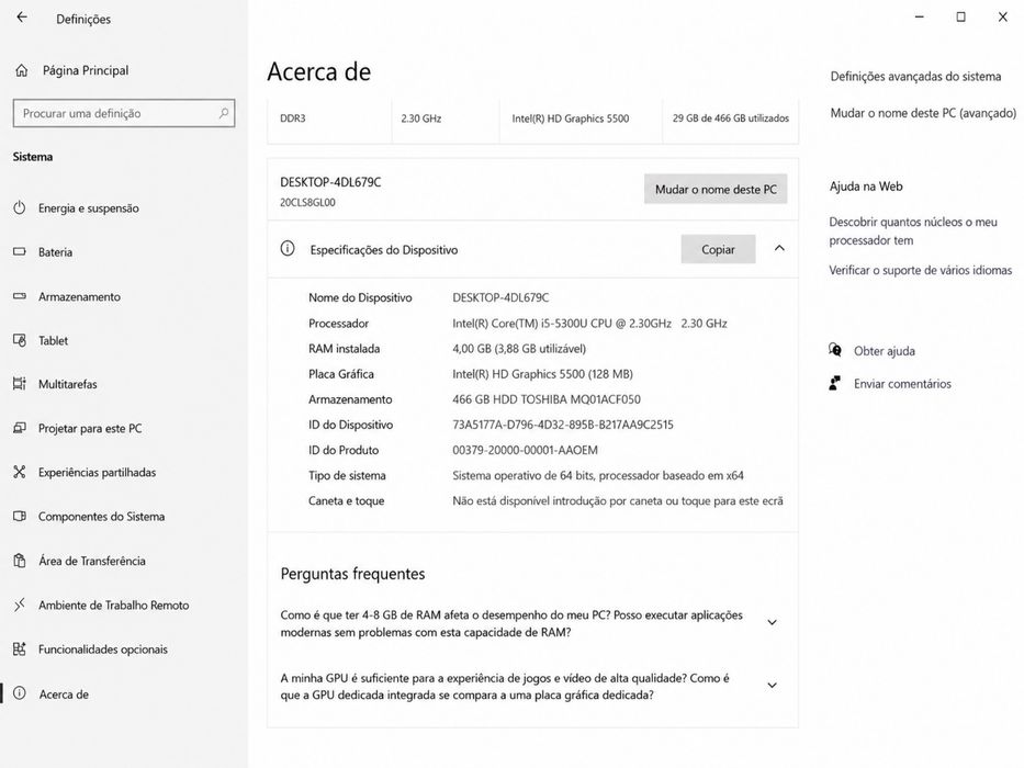 pc mais monitor NEGOCIAVEL
