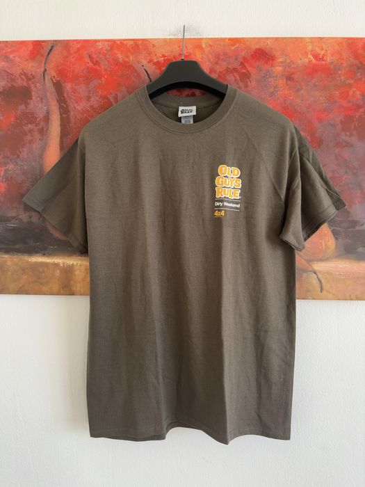 Плотная футболка Old Guys Rule оригинал Размер L