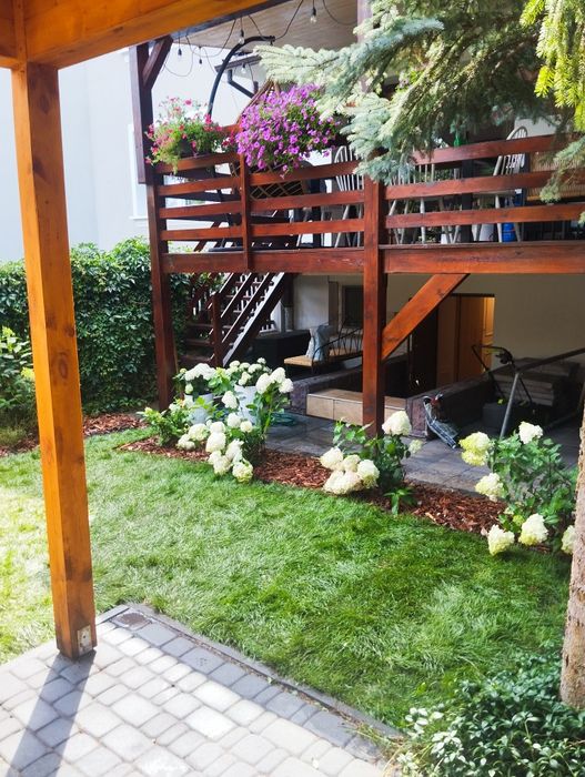 Usługi ogrodnicze Glebogryzarka separacyjna Wertykulacja  Przycinki