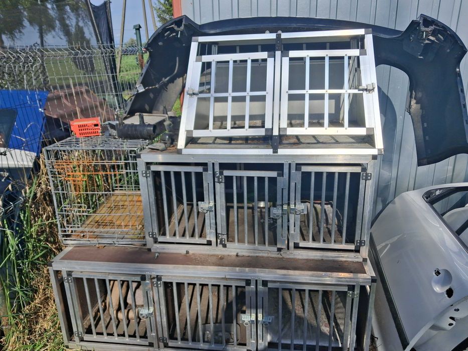 Transportery dla Psów Aluminium klatka do przewozu