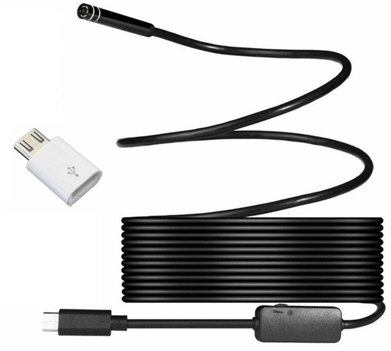 NOWE! Endoskop kamerka kamera inspekcyjna ANDROID OTG LED USB-C 5m