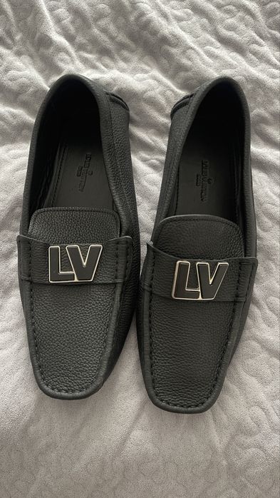 Skórzane mokasyny Louis Vuitton 46