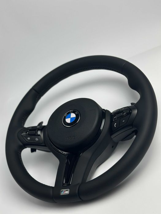 Кермо BLACK + Встановлення / Руль BMW M / F10 F30 / F15 F34 F25 F20