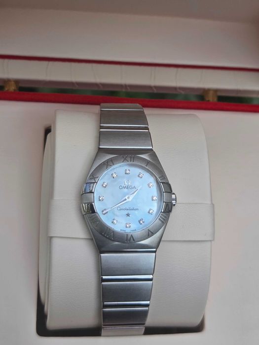Omega Constellation 24mm z 12 diamentami Full Set - jak NOWA