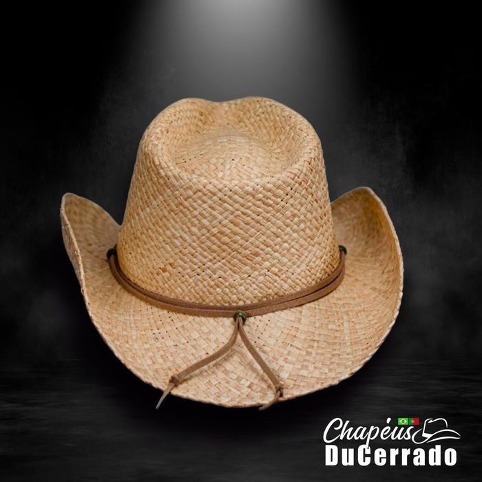 Vendo chapéu de palha encerado feminino