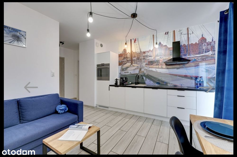 Gdańsk | Angielska Grobla | Apartament z balkonem i parkingiem