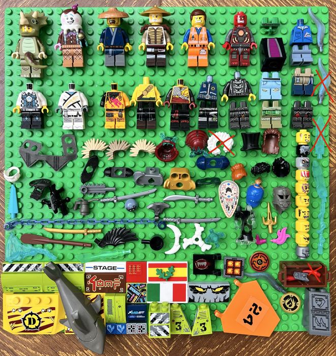 Оригінальні Lego фігурки, деталі та аксесуари