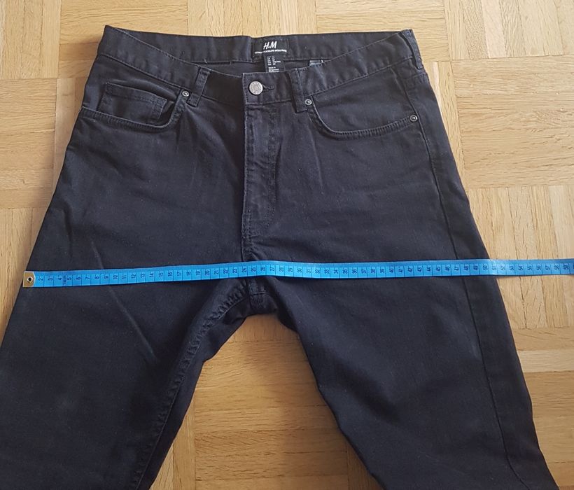H&M spodnie jeansy r. 29 czarne