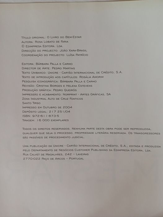 O livro do bem-estar