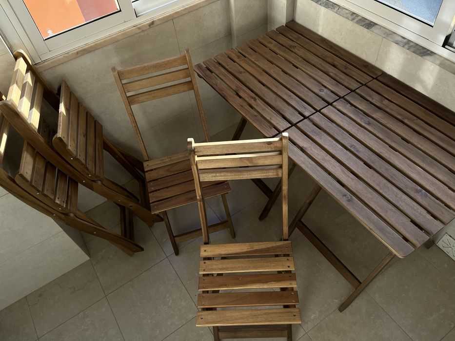 2 Mesas + 4 Cadeiras Exterior