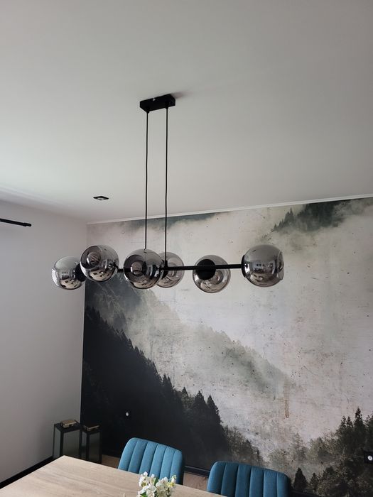 Lampa sufitowa szklana