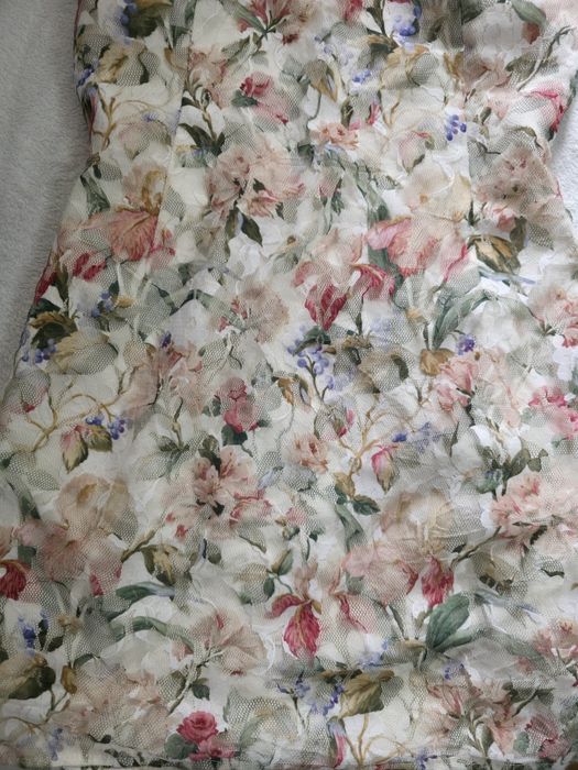Sukienka w kwiaty Vintage retro na ramiączkach mini na wesele