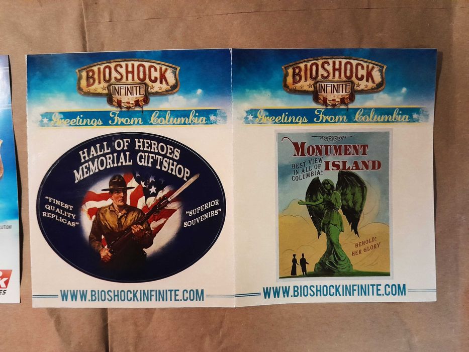 Bioshock jogo ps3 Stickers Autocolantes Insert Manual