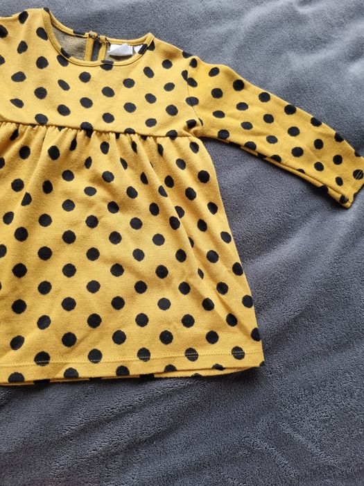 Sukienka dzianinowa zara r.98