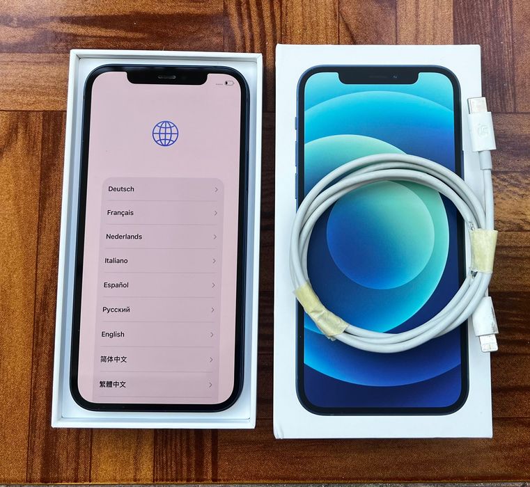 iPhone 12 128 Gb - Caixa original + Carregador