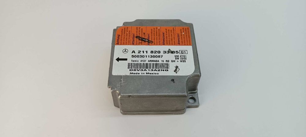 CENTRALINA DE AIRBAG MERCEDES CLASE E (W211) BERLINA E 220 CDI (211.006)