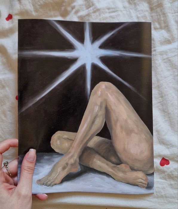 Art print oryginalnego obrazu, wydruk, plakat