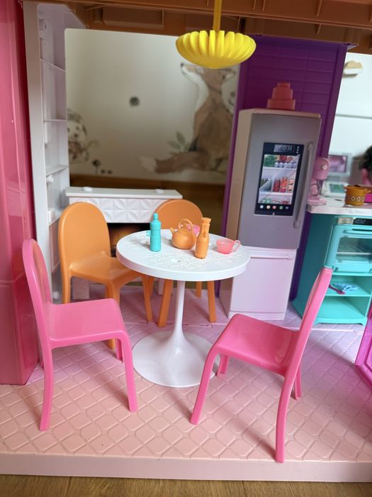 Domek barbie dreamhouse GNH53 zjezdzalnia i winda + akcesoria