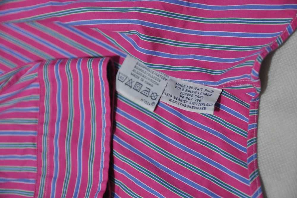 RALPH LAUREN M koszula męska classic fit prążki i3v