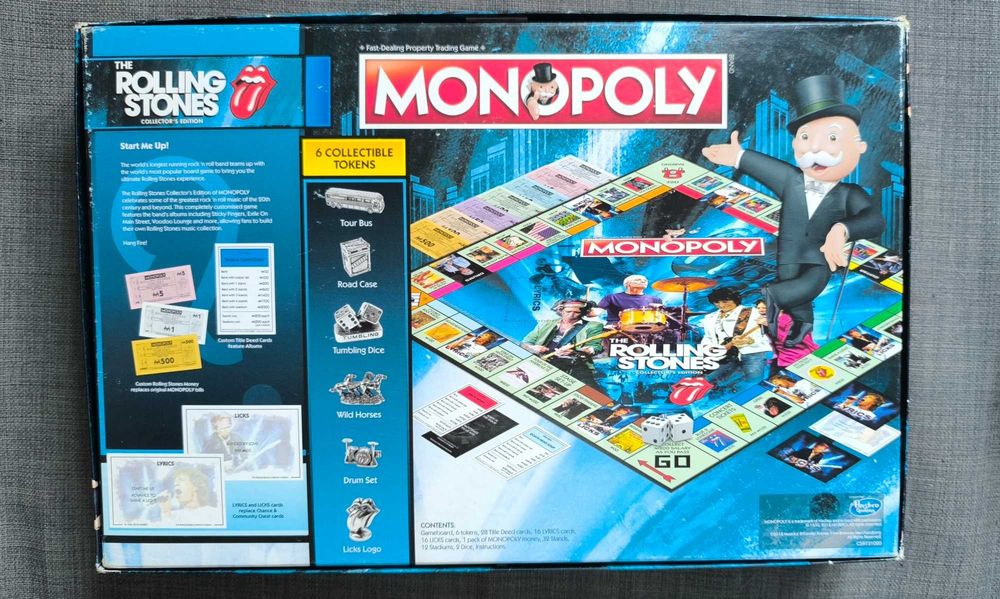 Jogo Monopoly Rolling Stones