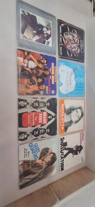 Conjunto de 8 Discos Single Vinil