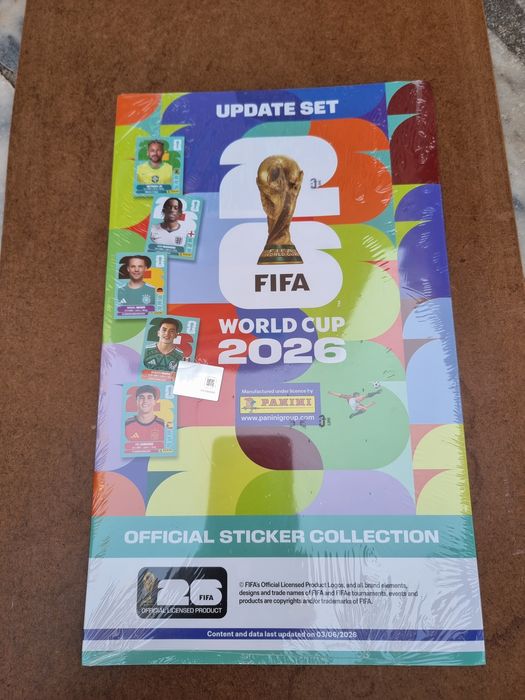 Kit atualização cromos Panini FIFA2026
