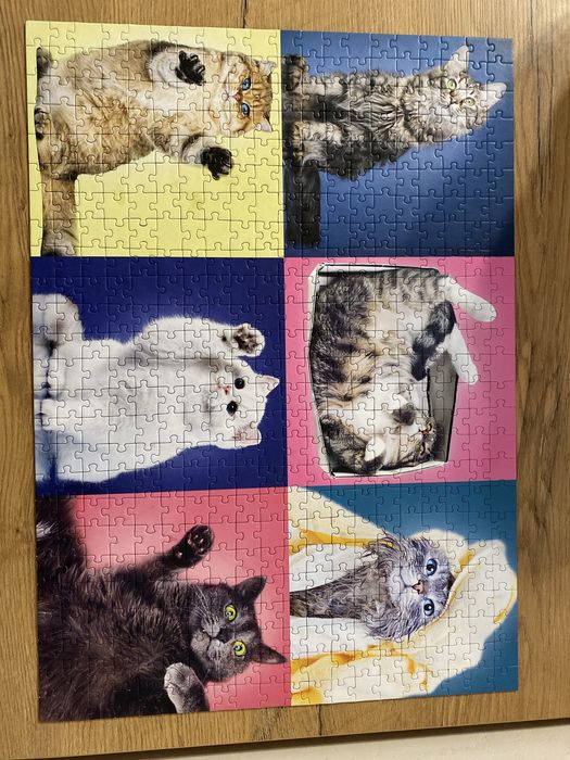Puzzle koty 500 elementow Trefl