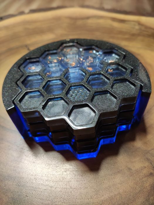 Podkładki zestaw podkładek z żywicy epoksydowej pod kubek ozdobne