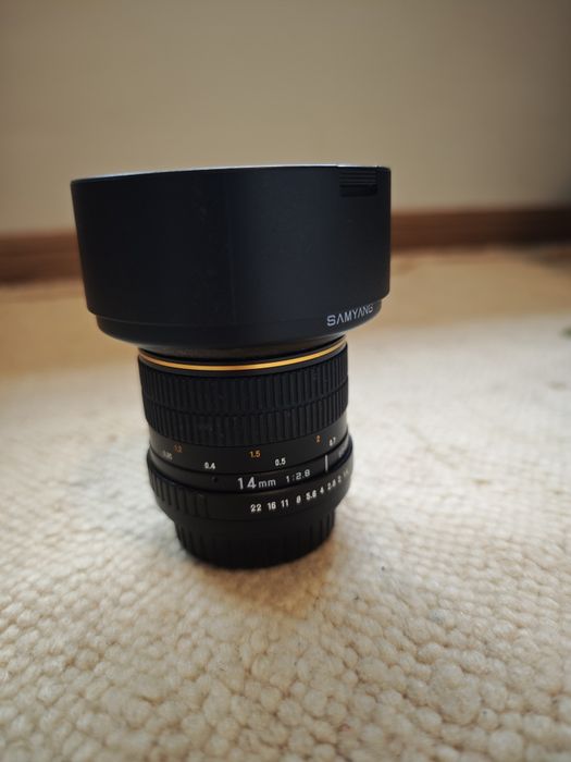 Objetiva  Samyang 14mm f/2.8 if ed umc as para canon ef/ef-s