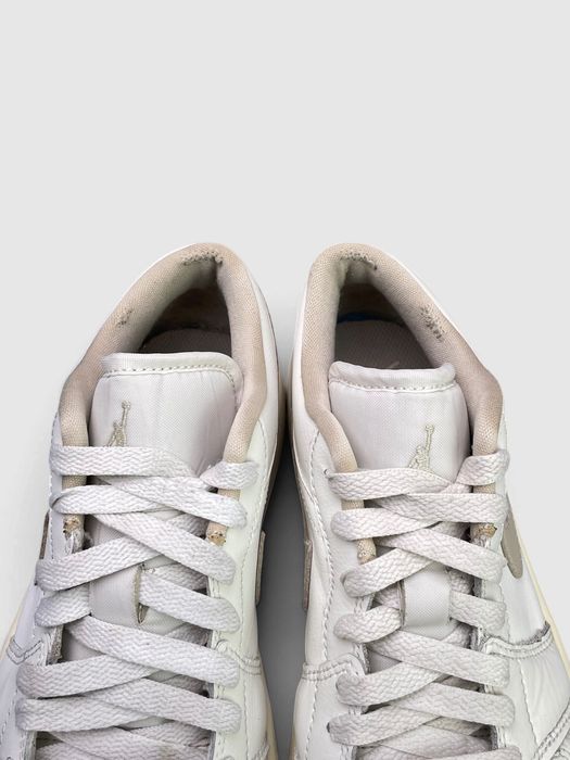 Buty Sportowe Nike Air Jordan 1 Low Kremowy Biały Rozmiar 38.5