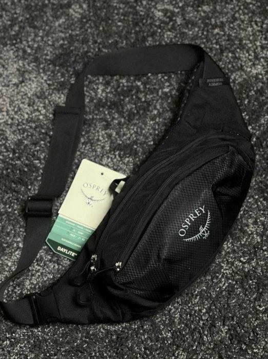Osprey Daylite Waist 2L czarna – nerka sportowa Ripstop