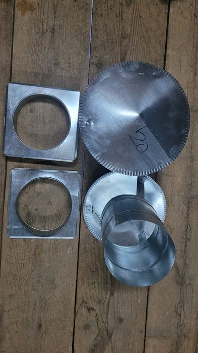 Rura 150 mm do pieca koza,kolanko do pieca koza,rozeta kominowa Wysyłk