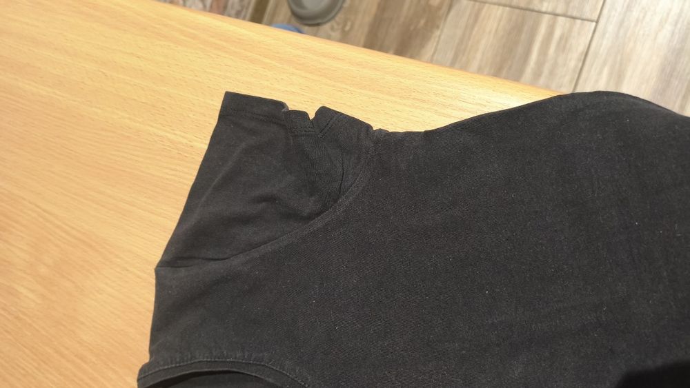 Bluzka t shirt czarny L