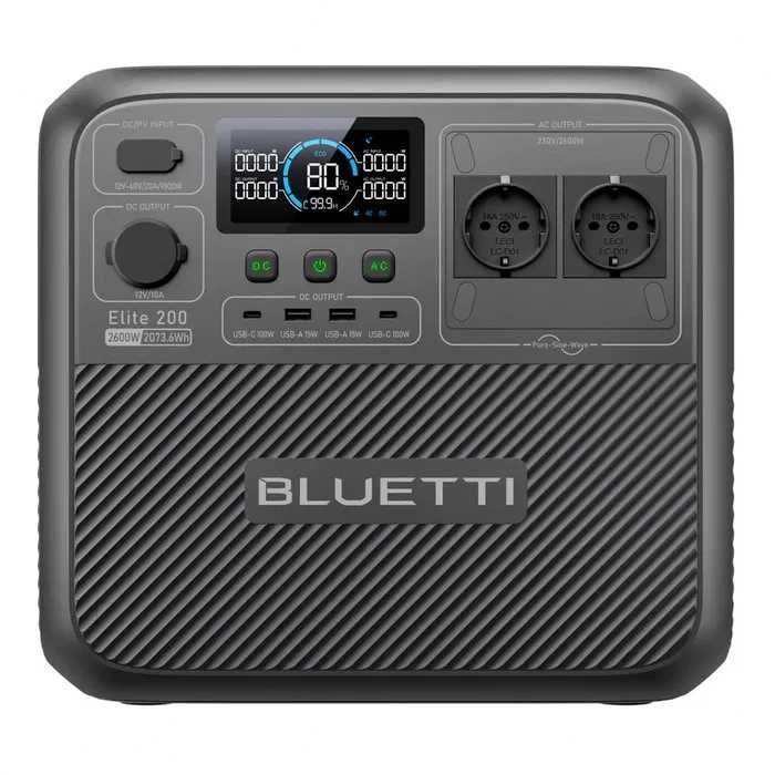 Зарядна станція BLUETTI Elite 200 V2 Portable Power Station | 2.600W 2.073,6Wh