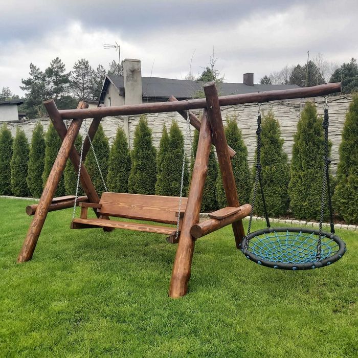 WYPRZEDAŻ! Góralskie Meble Ogrodowe z litego drewna, meble do ogrodu